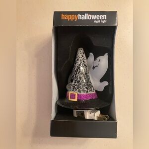 NWT Halloween Night Light - Ghostly Witch Hat